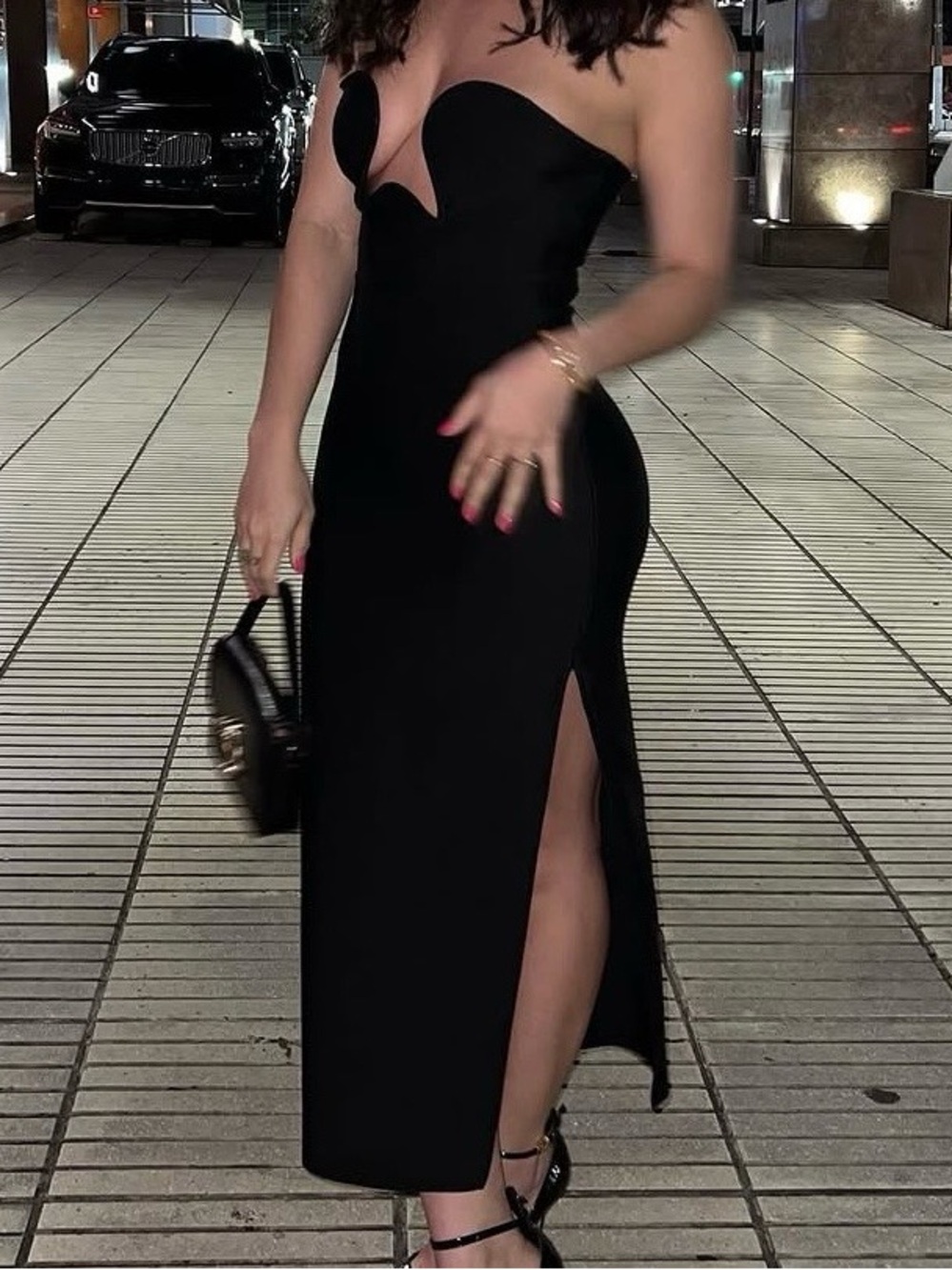 NWT Nastygal Premium Bandage Cut Out Midi Dress